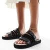 Public Desire Coral Flatform Sandal With Rope Straps In Black For Women -Desirelic Store 205671259 1 black