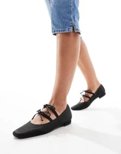 Public Desire Luella Ballet Flats In Black For Women -Desirelic Store 206288483 1 black 1