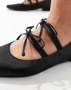 Public Desire Luella Ballet Flats In Black For Women -Desirelic Store 206288483 2