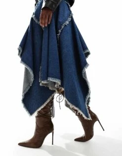 Public Desire Crusader Fur Trim Pointed Knee Boots In Brown For Women -Desirelic Store 206539205 4