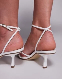 Public Desire Idina Heeled Sandals In White For Women -Desirelic Store 207415527 2