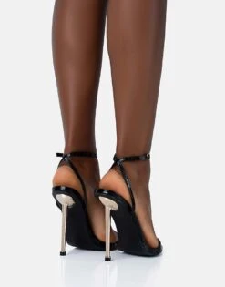 Public Desire Legacy Patent Croc In Black Patent Croc For Women -Desirelic Store 208161242 4