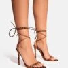 Public Desire Merlot Leopard Lace Up Wrap Around Pointed Toe Stiletto Heel In Leopard For Women -Desirelic Store 208161295 1 leopard