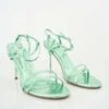 Public Desire Idealist Metallic Mirror Double Strap Barely There High Heels In Mint For Women -Desirelic Store 208515883 1 mint